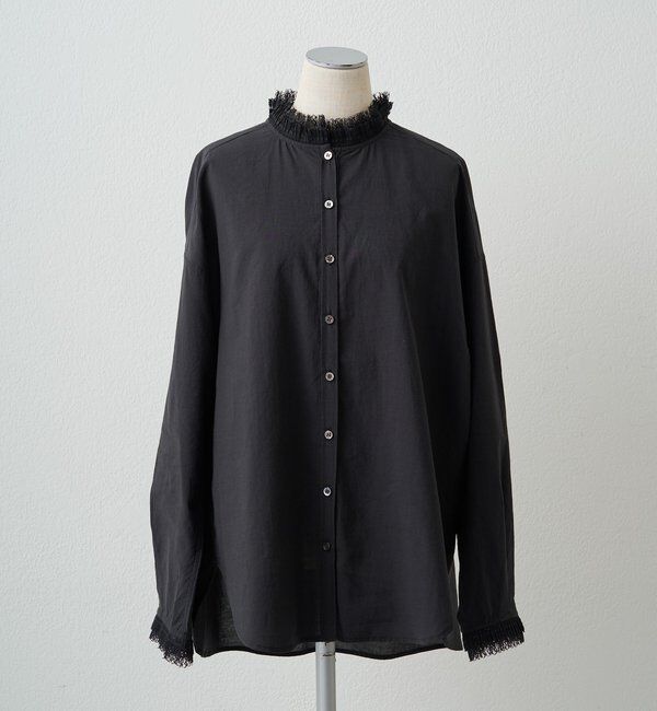  「襟袖プリーツレースブラウス」|シャツ・ブラウス|