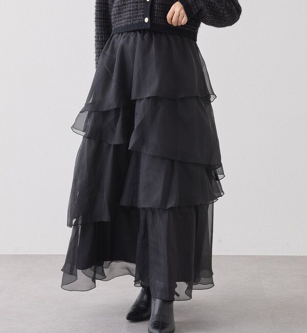  「ティアードロングスカート」|スカート|