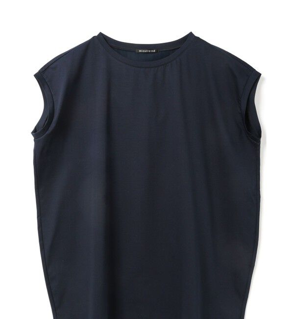 mizuiro ind「mizuiro ind フレンチスリーブサイドアッププルオーバー」|Tシャツ・カットソー|