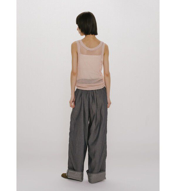 MIDIUMISOLID「MIDIUMISOLID for Ladies メッシュタンクプルオーバー」|ベスト・ジレ|