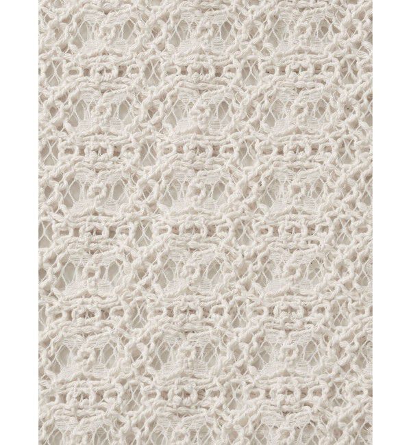 mizuiro ind「mizuiro ind レースクルーネックベスト」|ベスト・ジレ|