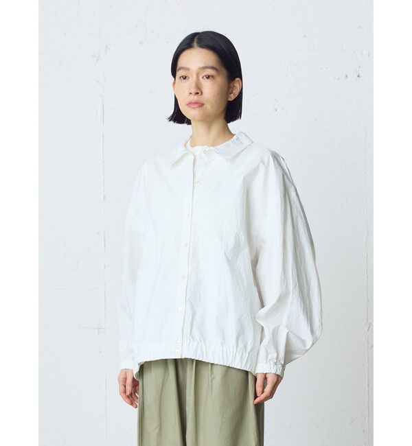 MidiUmi「MidiUmi ワイドシャツジャケット」|テーラードジャケット|