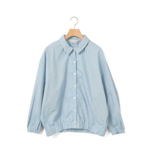 MidiUmi「MidiUmi ワイドシャツジャケット」|テーラードジャケット|サックス