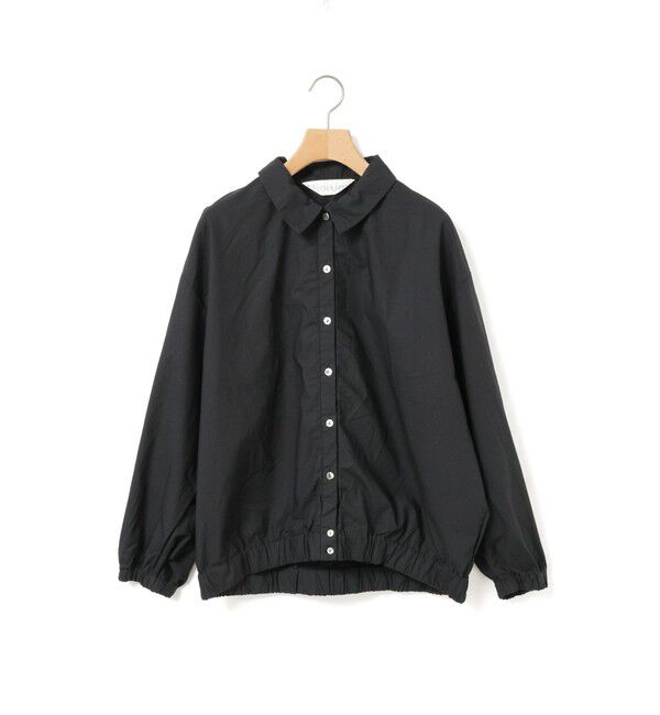 MidiUmi「MidiUmi ワイドシャツジャケット」|テーラードジャケット|ブラック