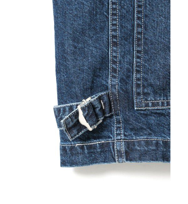 mizuiro ind「mizuiro ind ワイドデニムカバーオール(BLEACH)」|デニムジャケット|