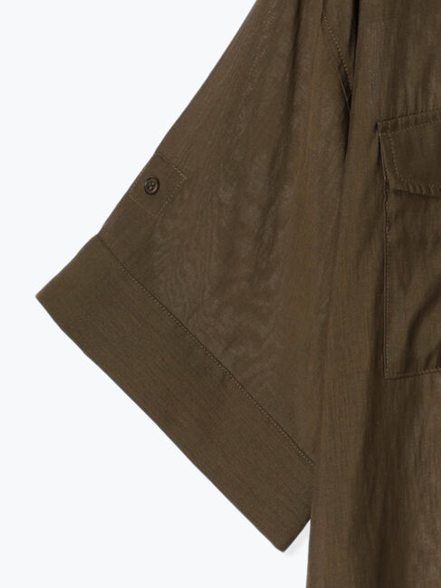 Te chichi「ハーフスリーブWポケットシアーシャツ」|シャツ・ブラウス|