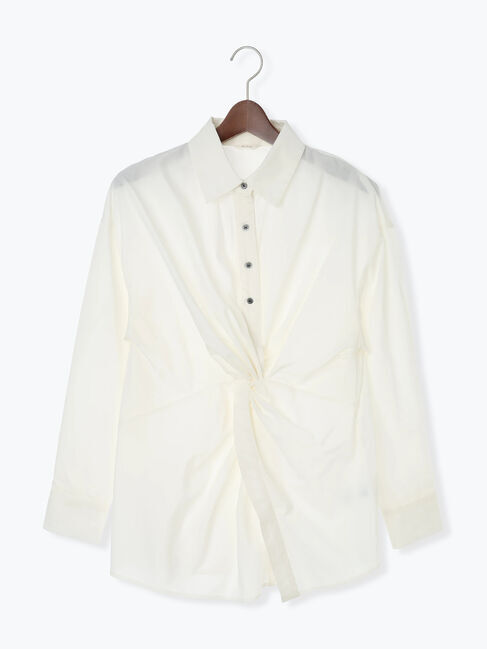 Te chichi「ツイストデザインシャツ《2025Autumn catalog vol.2 item》」|シャツ・ブラウス|