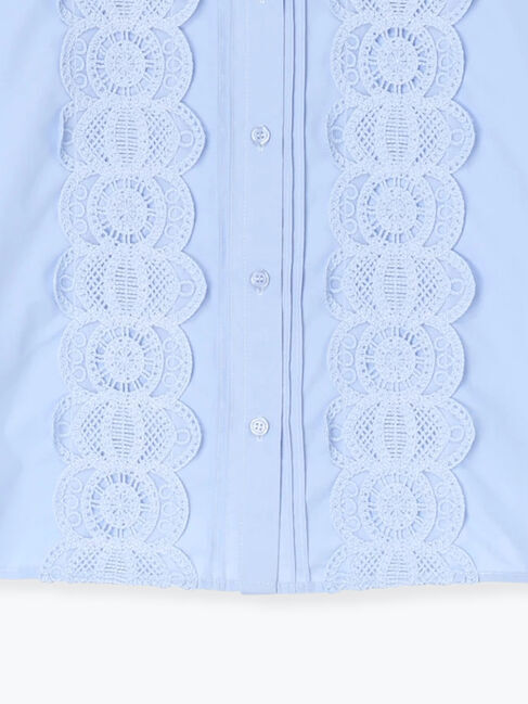 Te chichi「ピンタック&レース5分袖ブラウス」|シャツ・ブラウス|