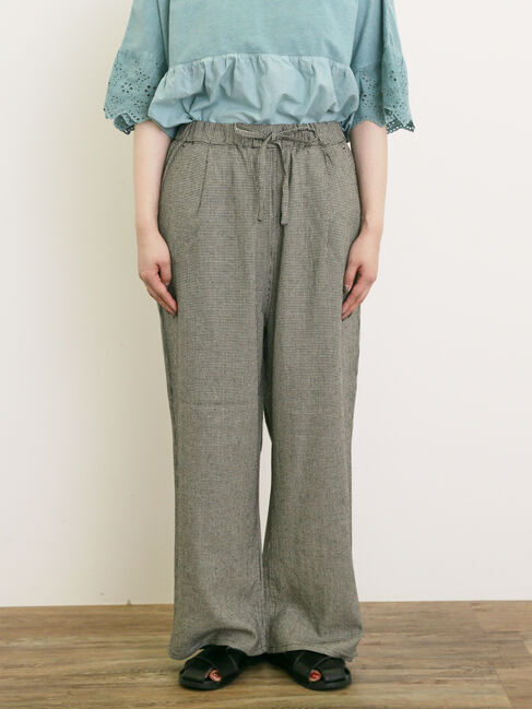 Samansa Mos2「レーヨン麻ゆるストレートパンツ」|その他|