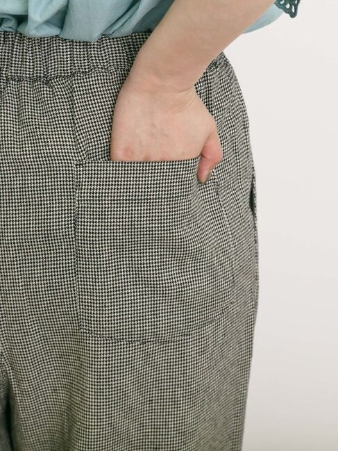 Samansa Mos2「レーヨン麻ゆるストレートパンツ」|その他|