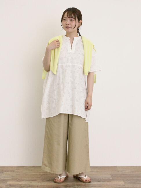 Samansa Mos2「【M/Lサイズ】ツイルストレートパンツ」|その他|