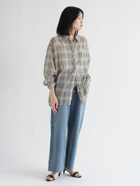 sm2rhythm「シアーチェックシャツ」|シャツ・ブラウス|