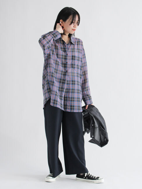 sm2rhythm「シアーチェックシャツ」|シャツ・ブラウス|