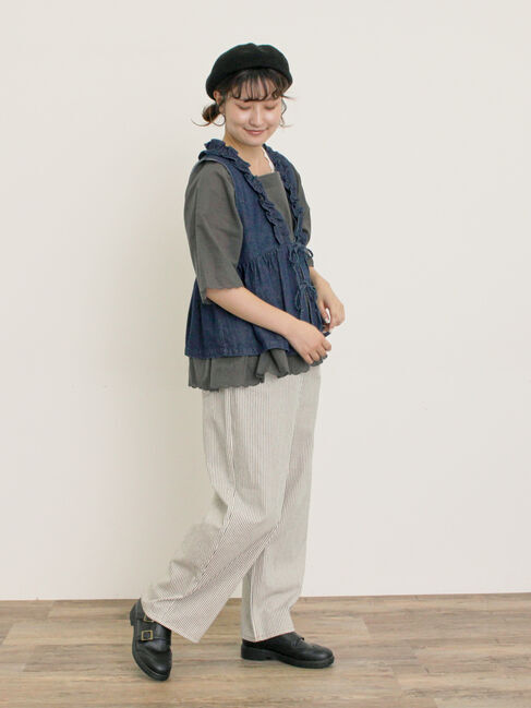 Samansa Mos2「◎裾スカラップブラウス」|シャツ・ブラウス|