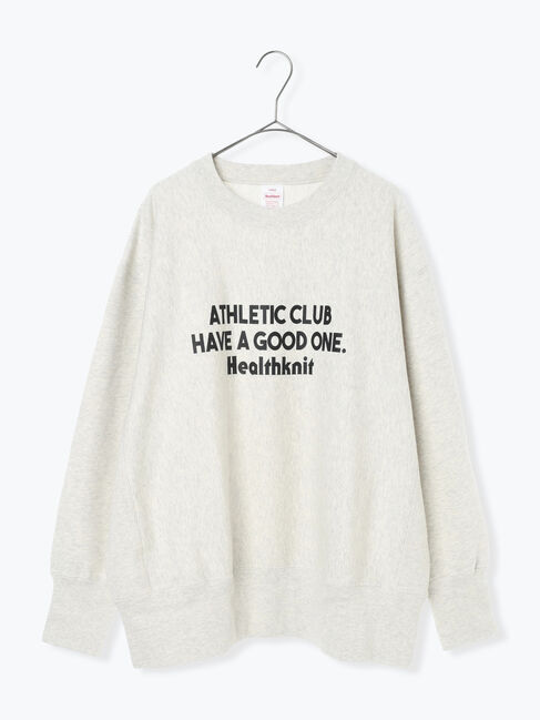 sm2rhythm「【Healthknit】ロゴクルーネックプルオーバー」|Tシャツ・カットソー|