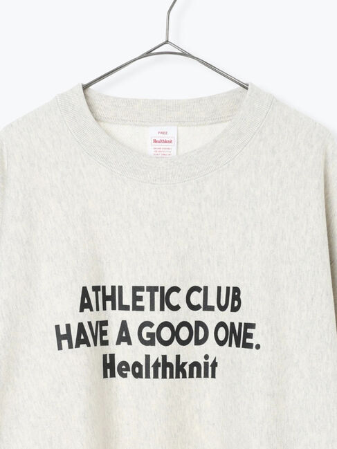 sm2rhythm「【Healthknit】ロゴクルーネックプルオーバー」|Tシャツ・カットソー|