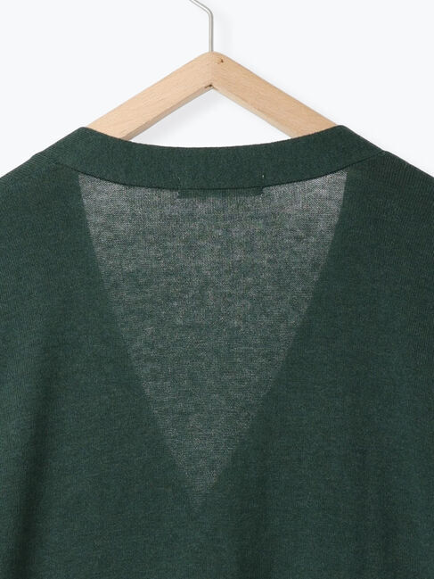 Samansa Mos2 blue「マルチスタイルVネックカーディガン」|カーディガン|