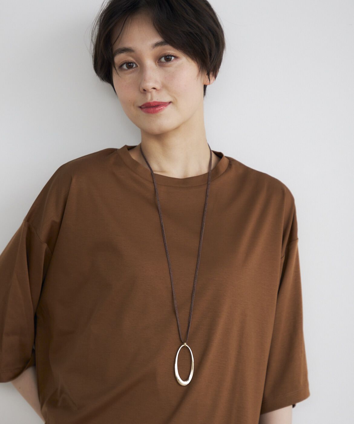 7-IDconcept.「レザーコードネックレス」|ネックレス|ゴールド1