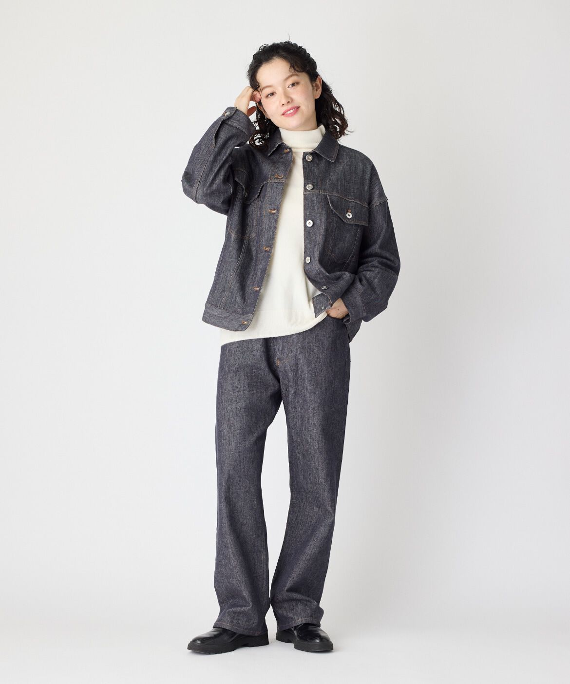 DAY by DAY it&rsquo;s international「ベーシックストレートデニムパンツ《SUVIN DENIM》」|デニム|