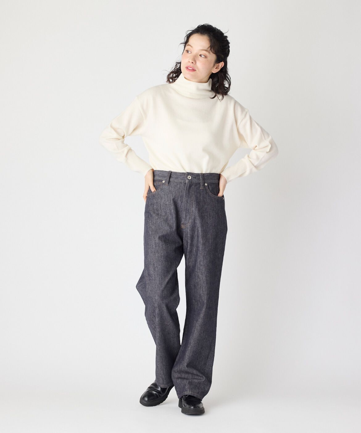 DAY by DAY it&rsquo;s international「ベーシックストレートデニムパンツ《SUVIN DENIM》」|デニム|