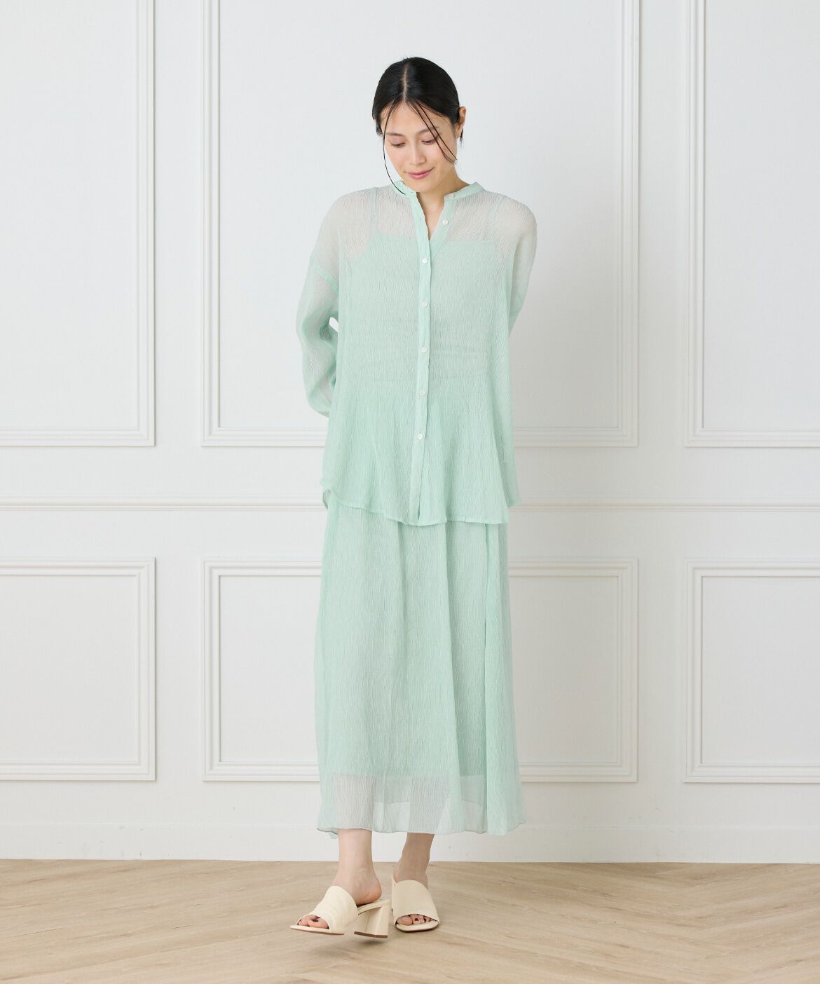 DAY by DAY it&rsquo;s international「シアー楊柳スカート」|スカート|