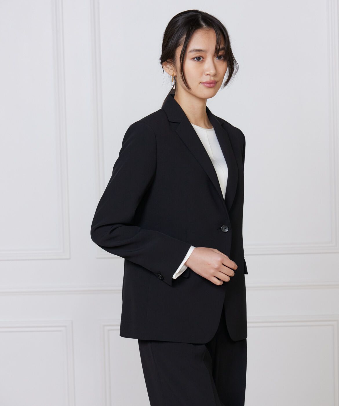INED「《大きいサイズ》テーラードジャケット」|テーラードジャケット|