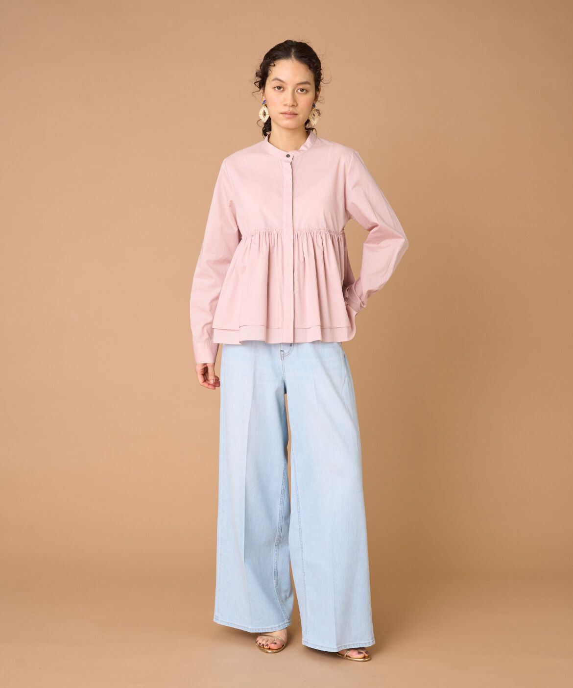 INED「レイヤードブラウス」|シャツ・ブラウス|