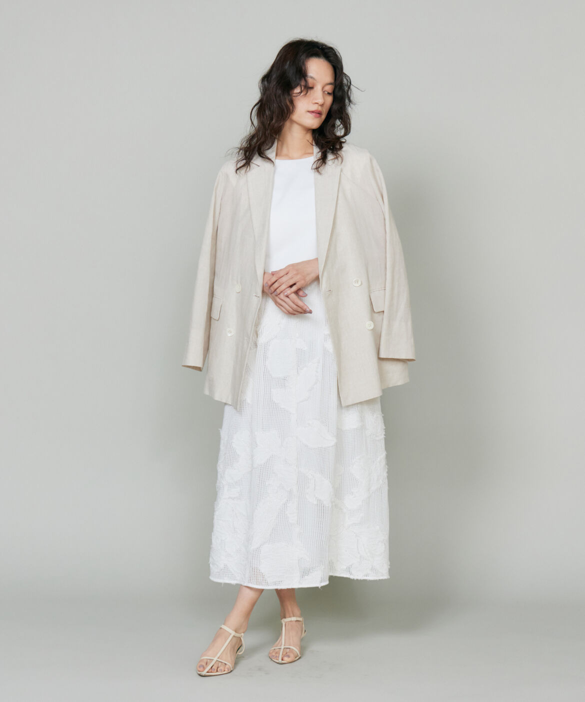 la veille by SUPERIOR CLOSET「異素材ワンピース」|ワンピース|