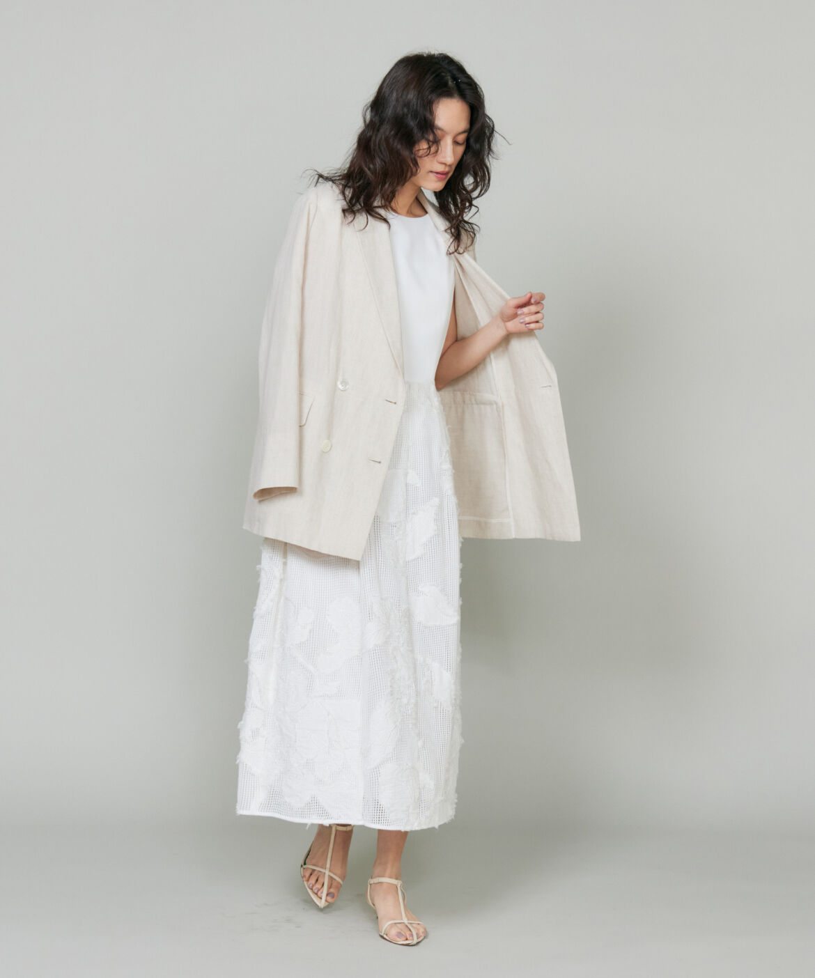 la veille by SUPERIOR CLOSET「異素材ワンピース」|ワンピース|