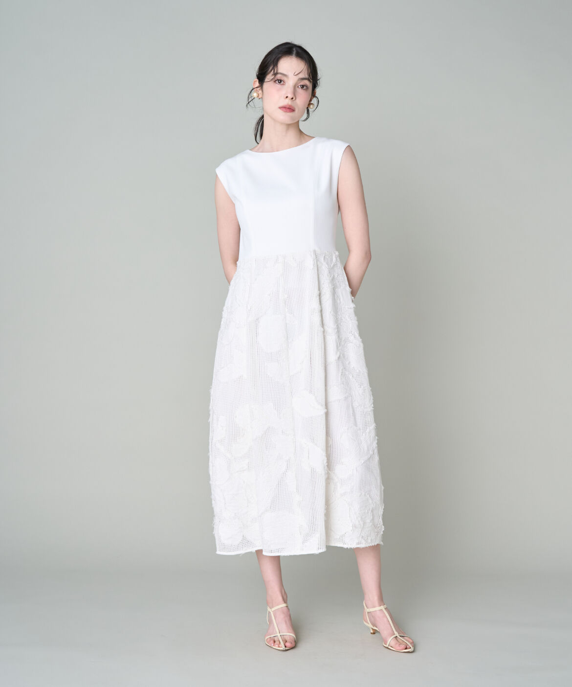 la veille by SUPERIOR CLOSET「異素材ワンピース」|ワンピース|