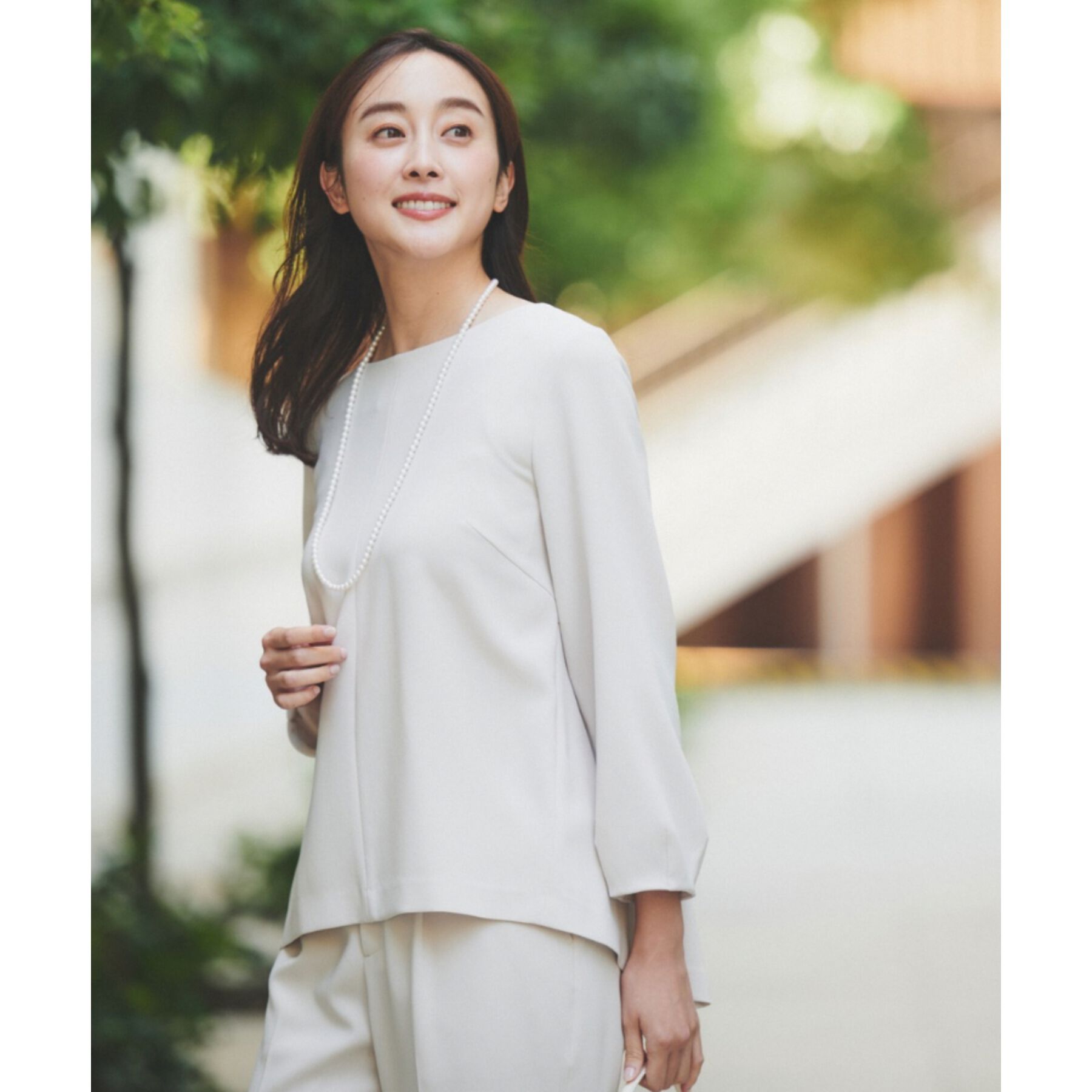 UNTITLED「【セットアップ可能】ペプラムブラウス」|シャツ・ブラウス|