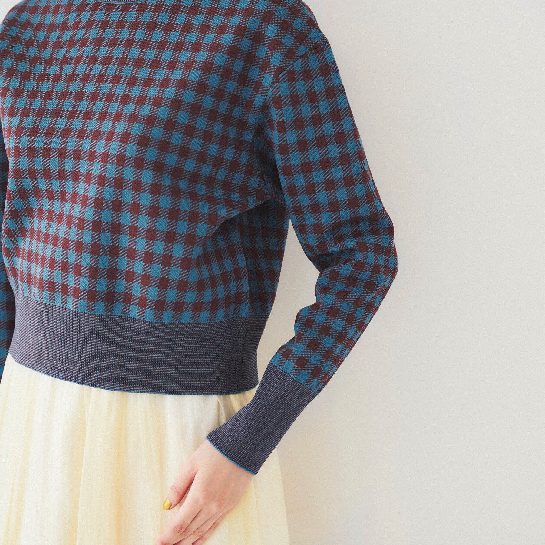 UNTITLED「【セットアップ可能】スポンディッシュプルオーバー」|ニット・セーター|