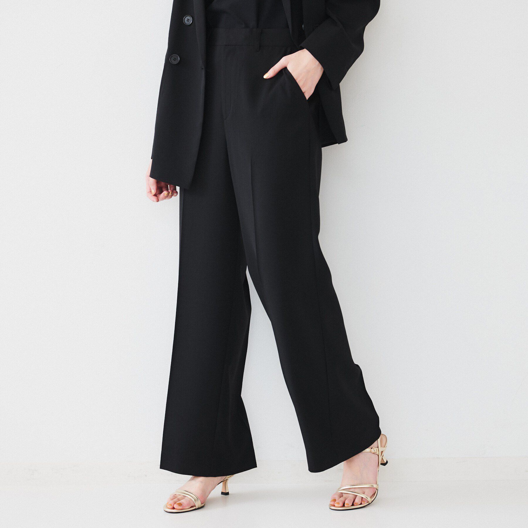 UNTITLED「【接触冷感/UV/セットアップ可能】ライトウェイト ワイドパンツ」|その他|