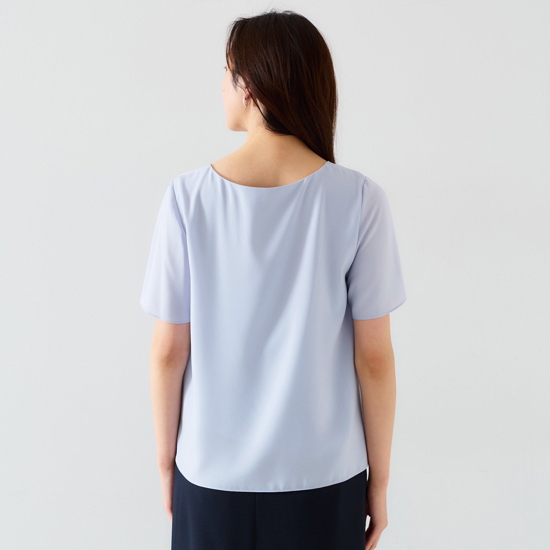 UNTITLED「【通勤／二の腕カバー】フロントタックブラウス」|シャツ・ブラウス|