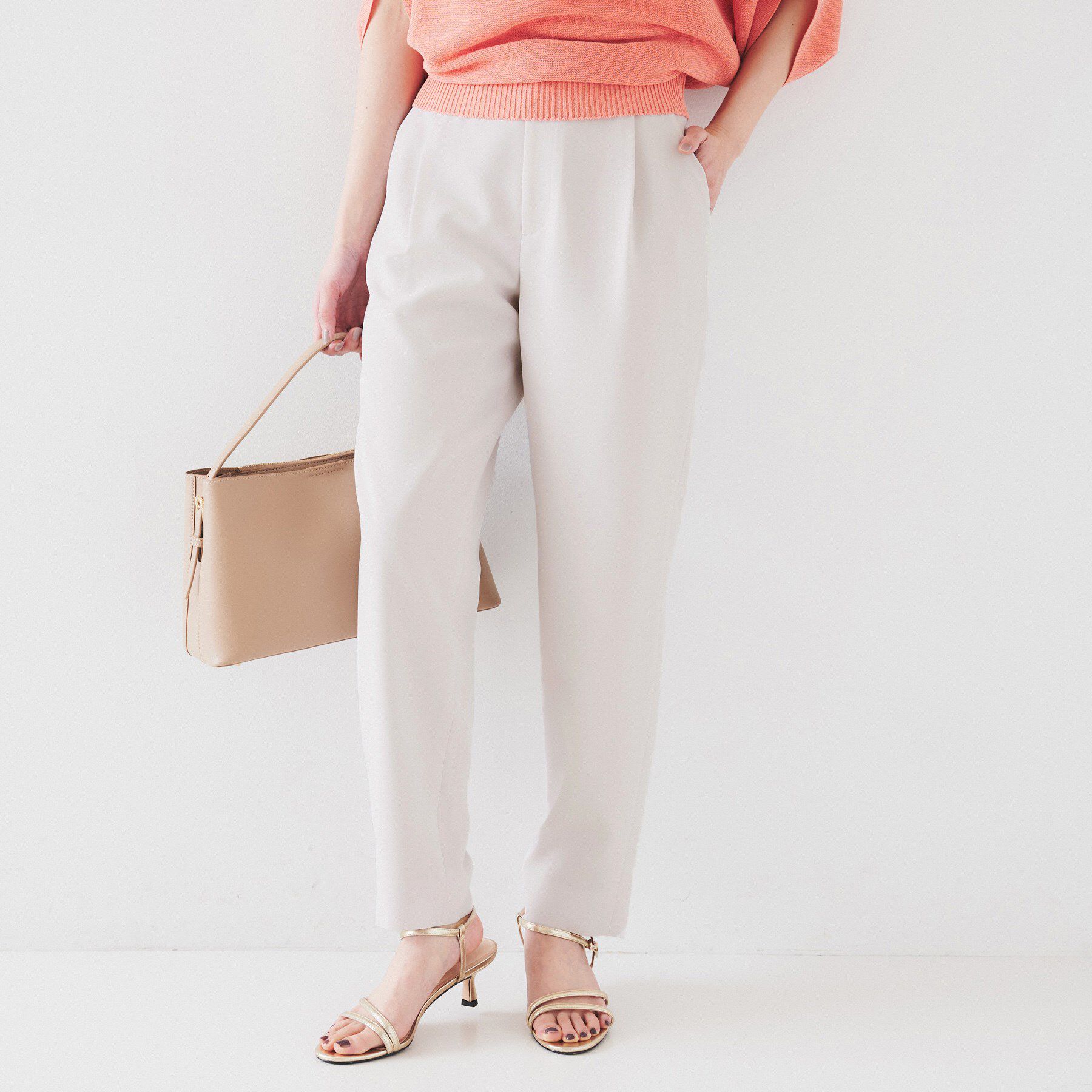 UNTITLED「【オンオフ/ストレッチ】ツイルテーパードパンツ」|その他|