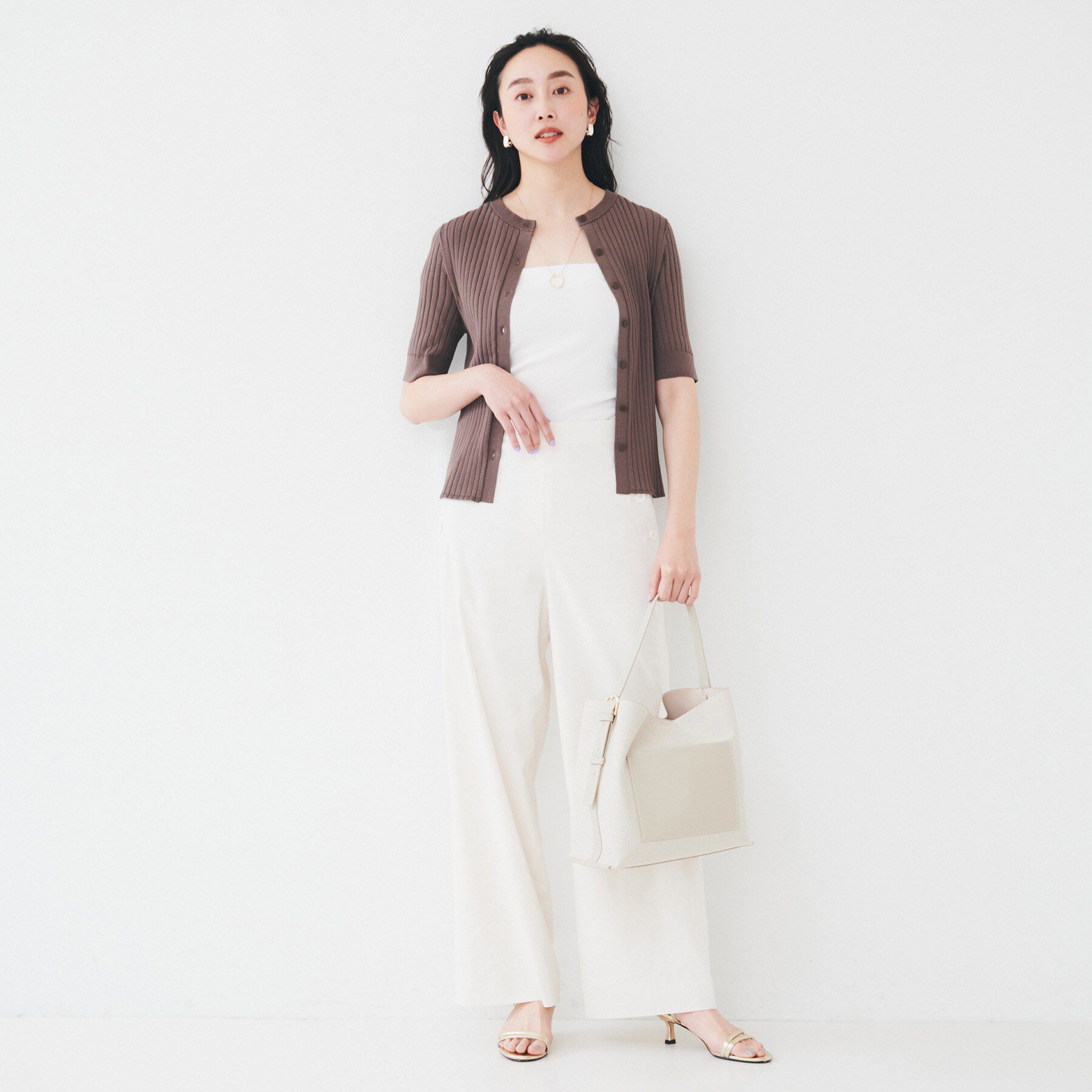 UNTITLED「【ワイド/後ろウエストゴム】ヘンプマリンパンツ」|その他|