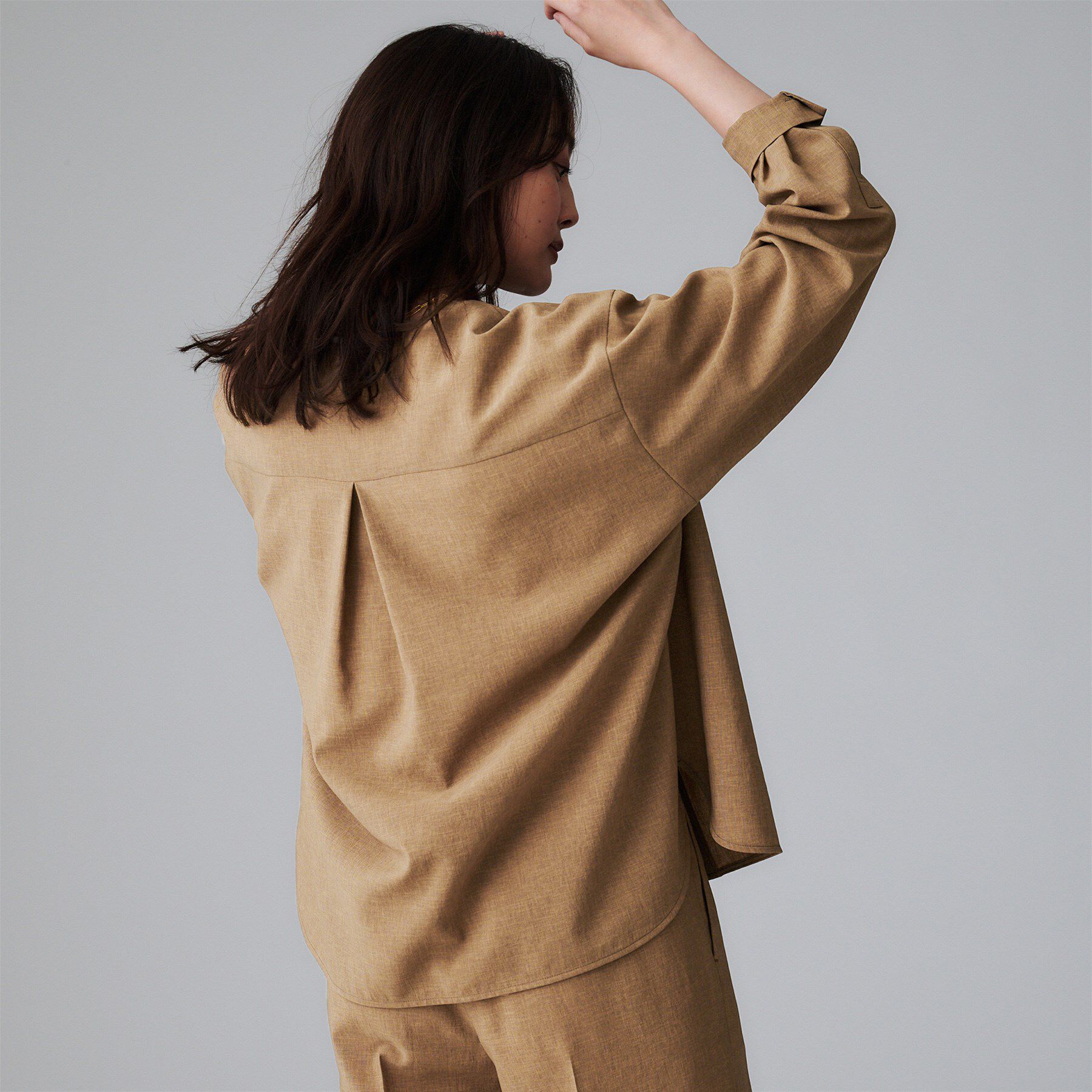 UNTITLED「【秋も着られる/セットアップ可】リラククールシャツ」|シャツ・ブラウス|