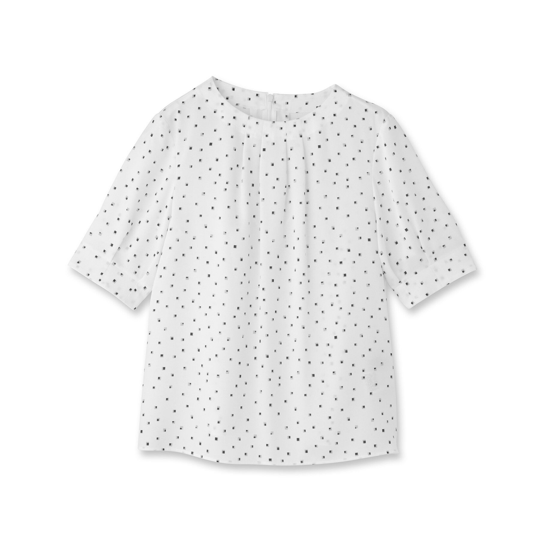 UNTITLED「【洗える/スーツインナー】タックディティールブラウス」|シャツ・ブラウス|