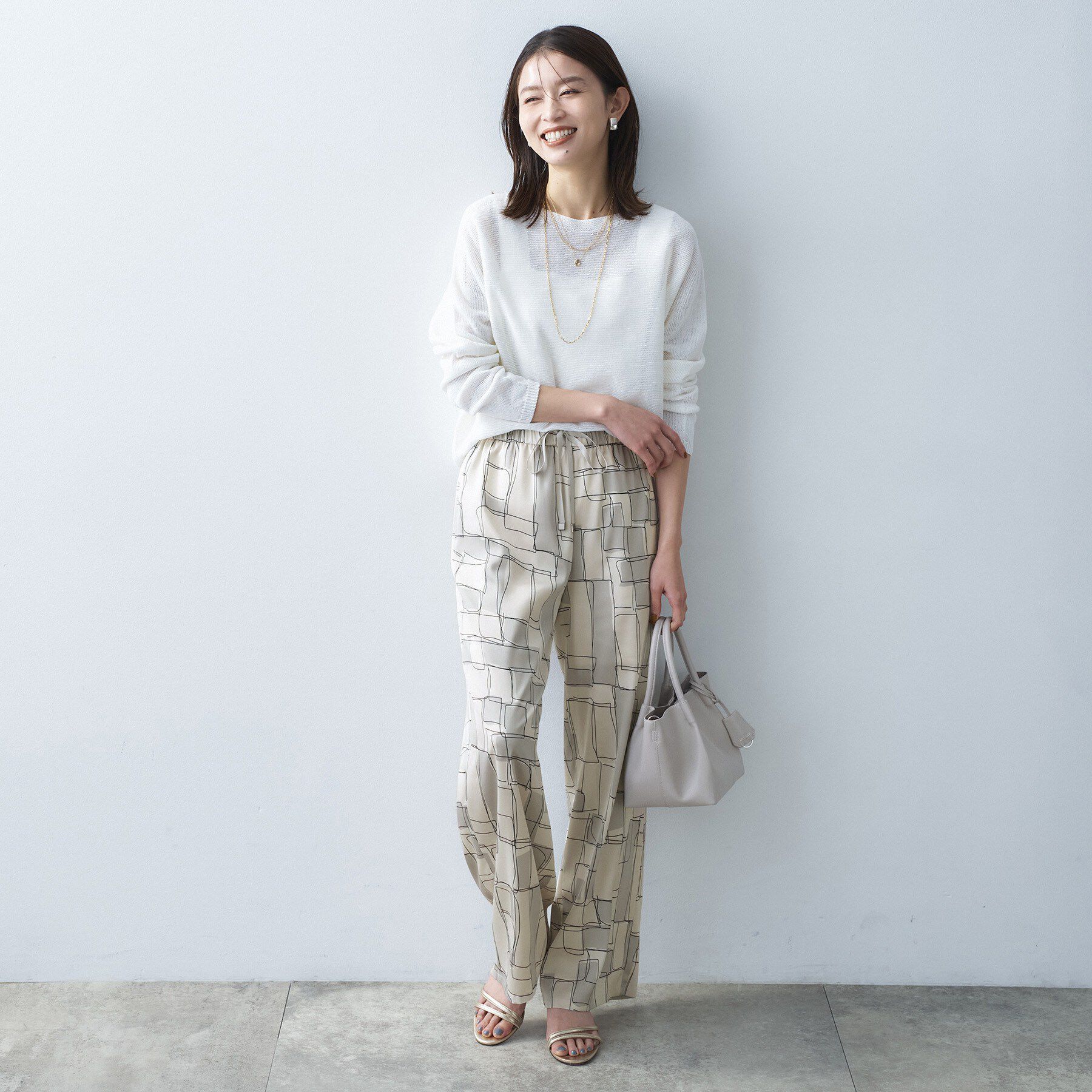 UNTITLED「ブロッキングプリントパンツ」|その他|