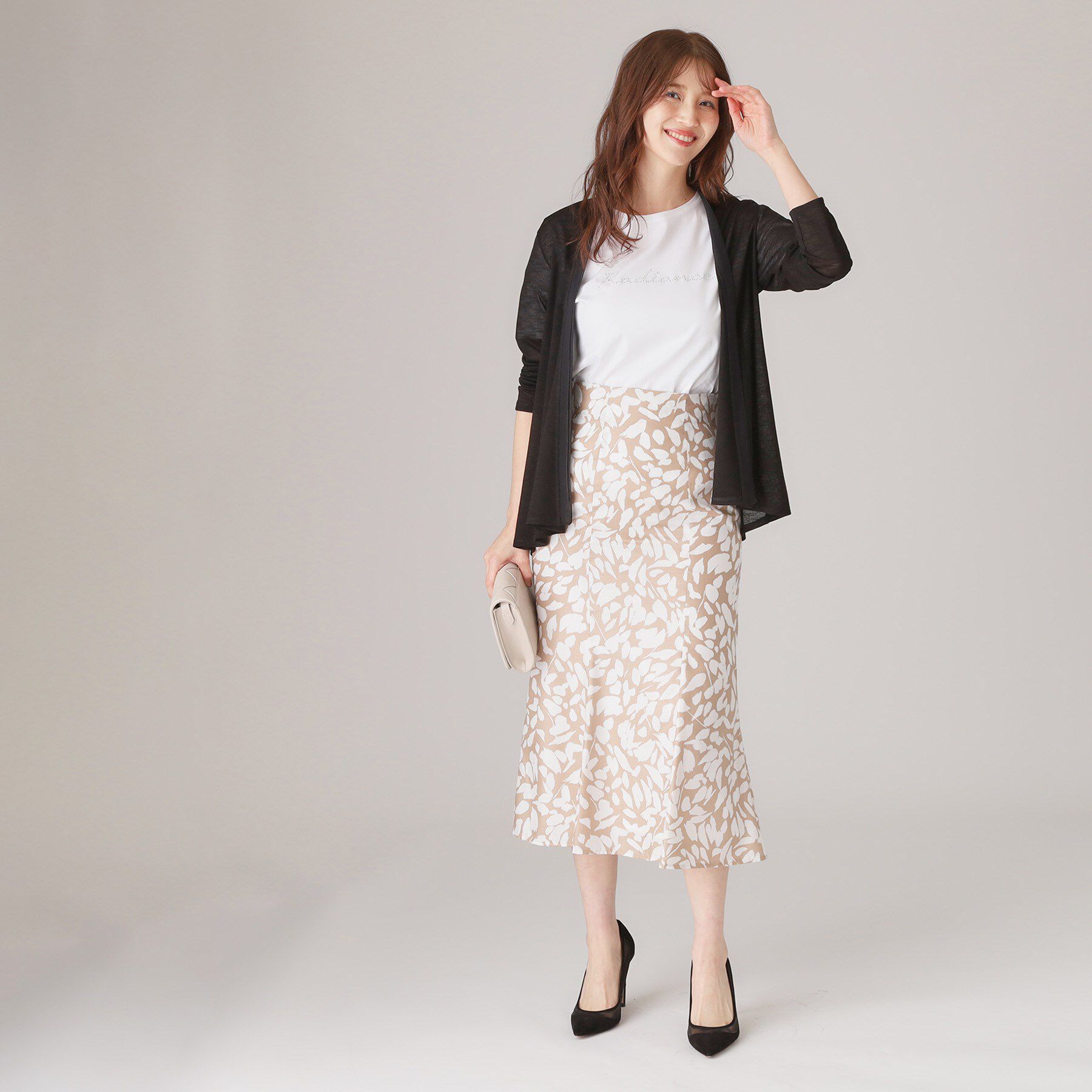 COUP DE CHANCE「【洗える】着流しカーディガン」|カーディガン|