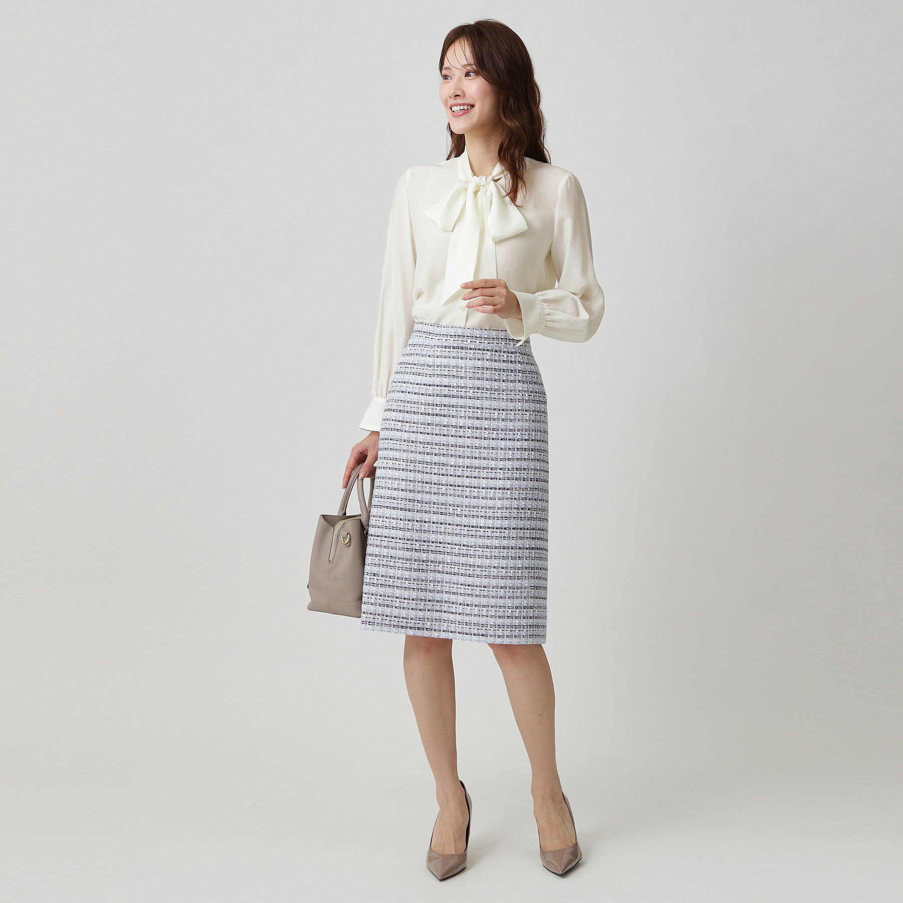 COUP DE CHANCE「【手洗い可／日本製】シアーリボンブラウス」|シャツ・ブラウス|