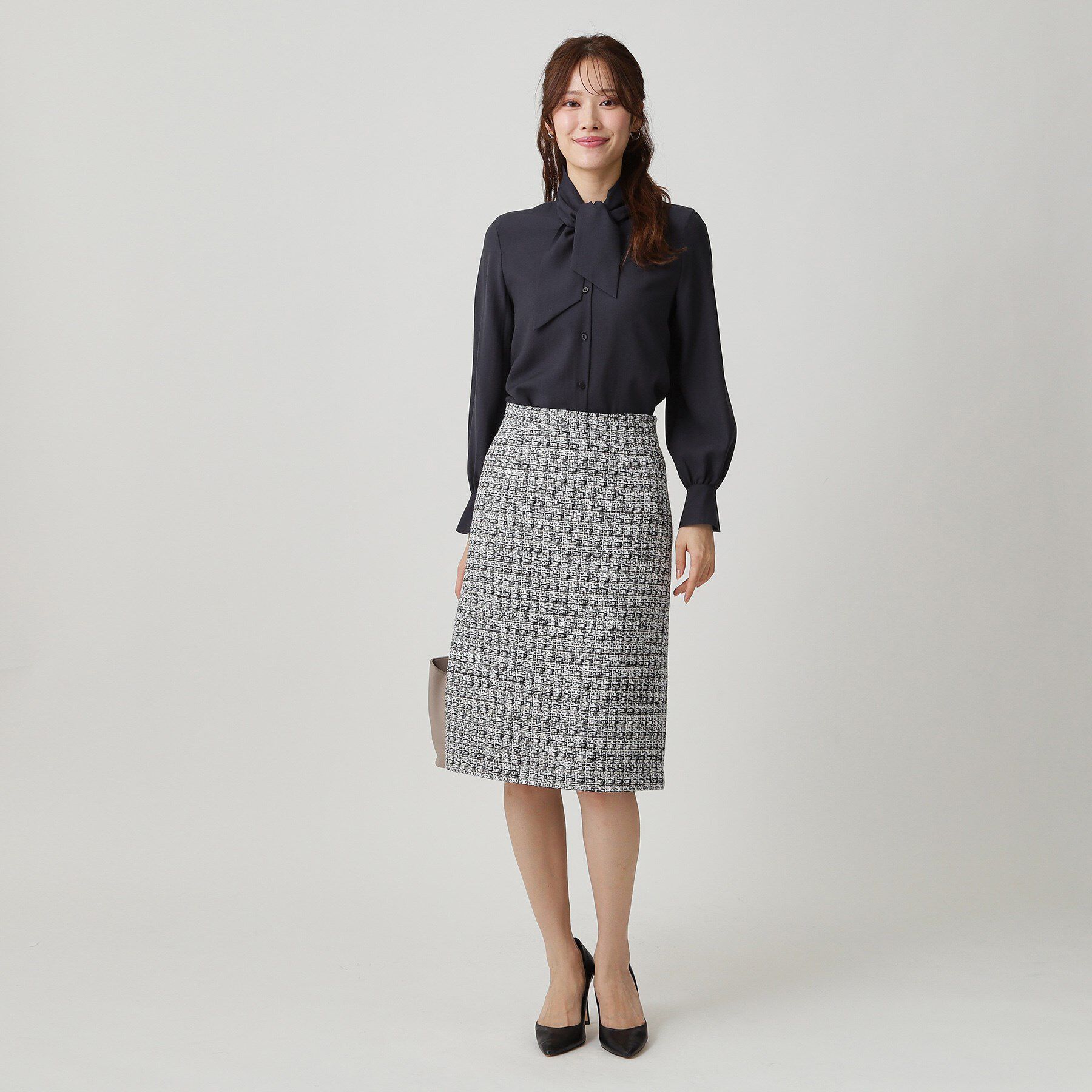 COUP DE CHANCE「【手洗い可／日本製】シアーリボンブラウス」|シャツ・ブラウス|