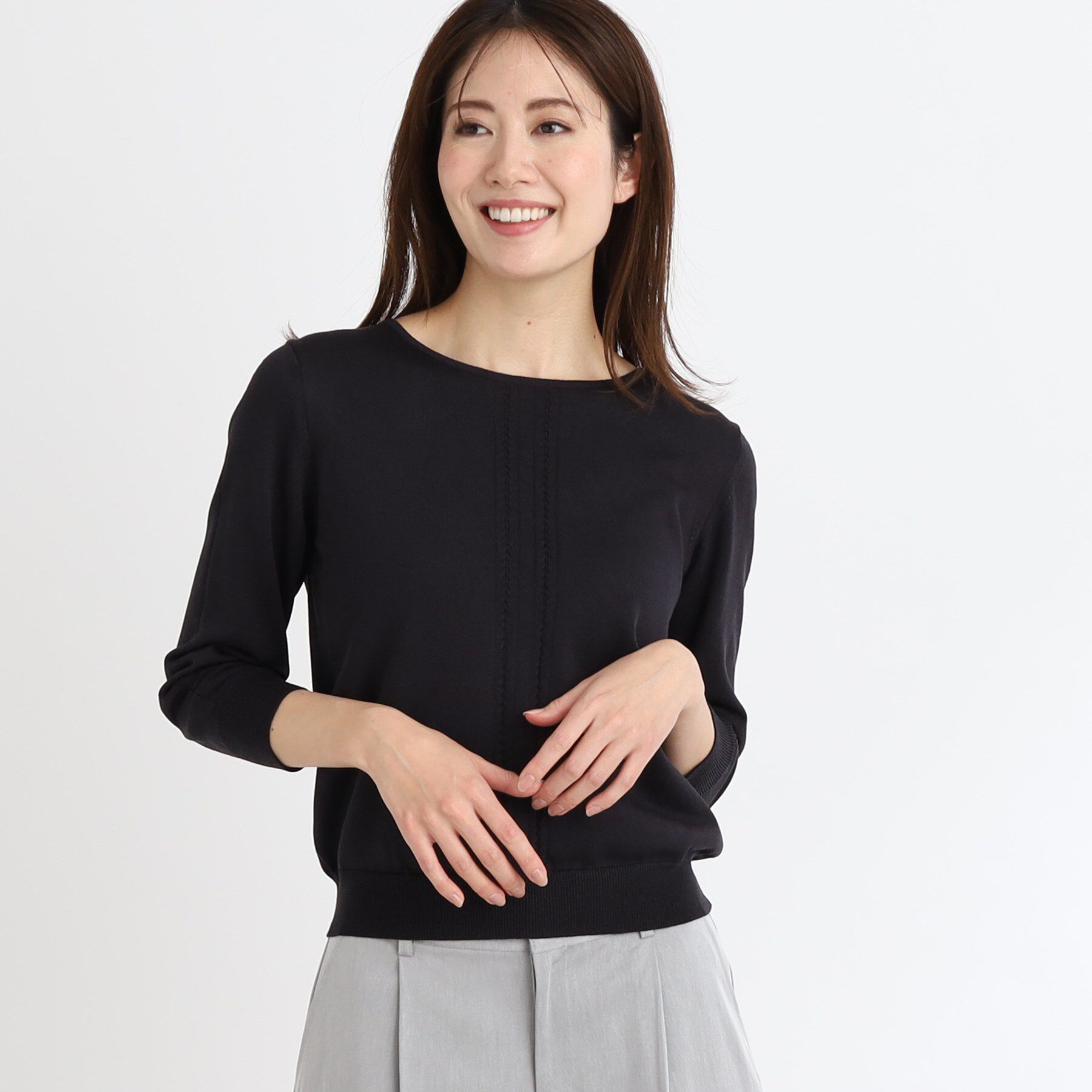 Reflect「【夏SALE／WEB限定カラーあり／アンサンブル可】プルオーバーニット」|ニット・セーター|