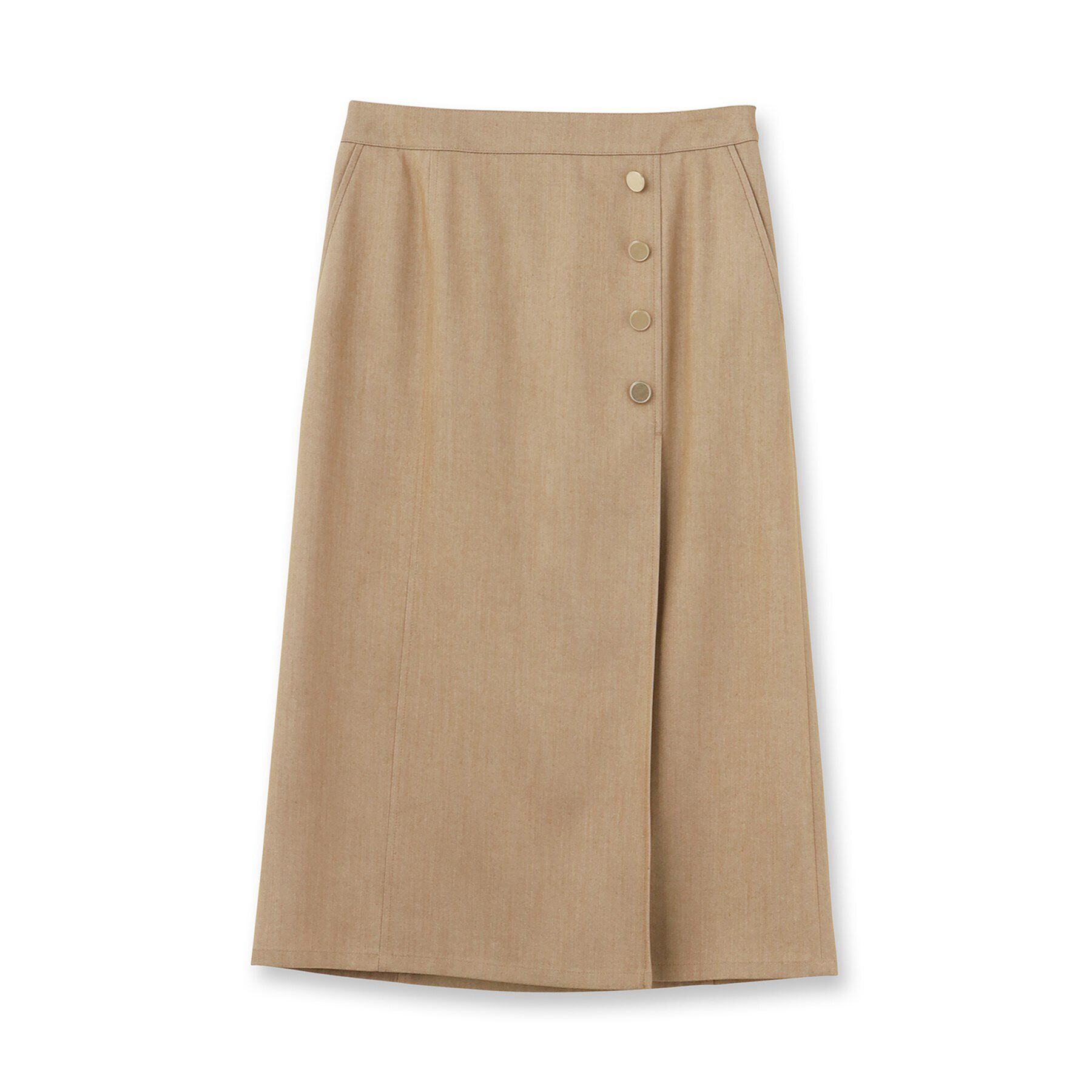 Reflect「【手洗い可】デニム調タイトスカート」|スカート|