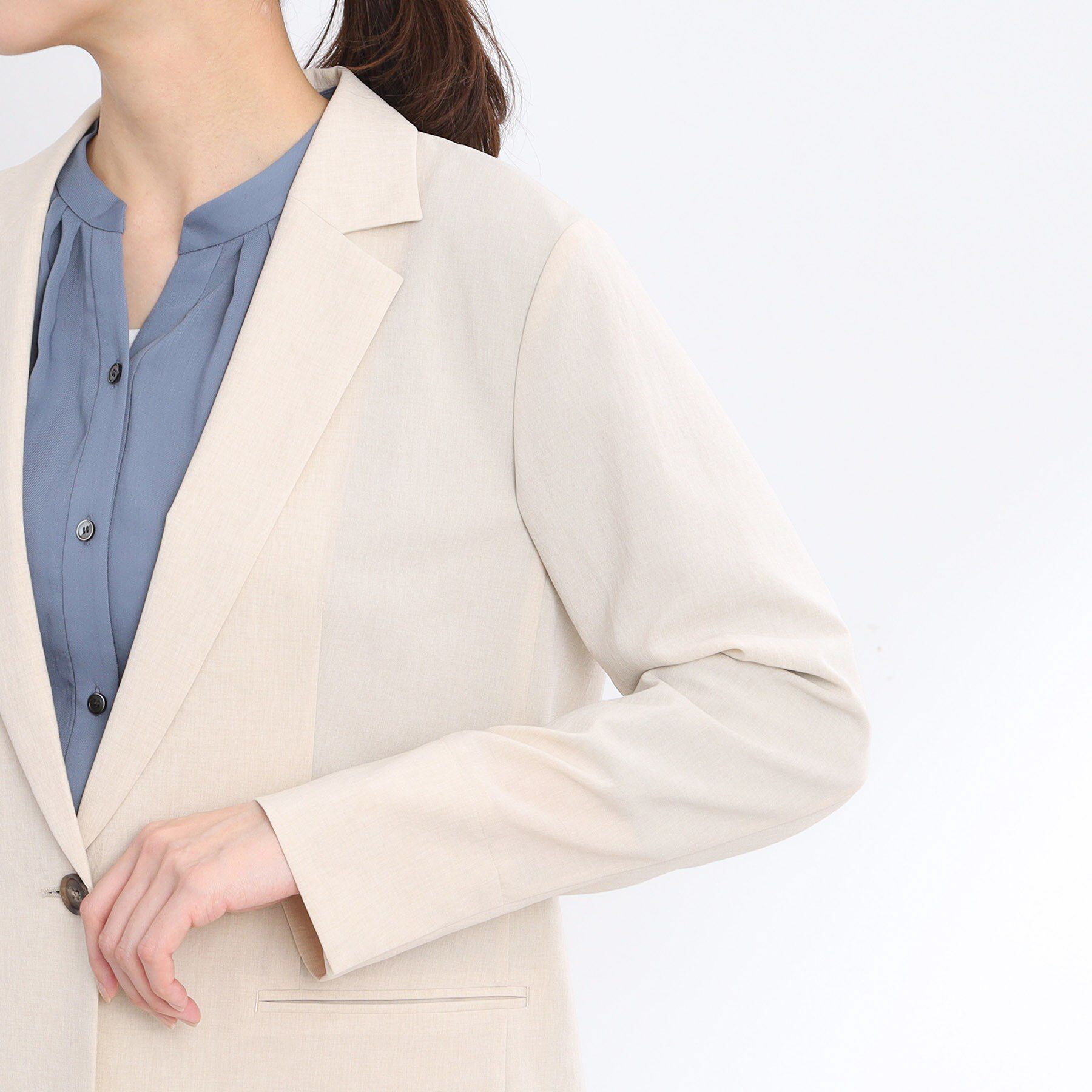 Reflect「【マシンウォッシュ可／セットアップ可／通勤におすすめ】ドライタッチジャケット」|テーラードジャケット|