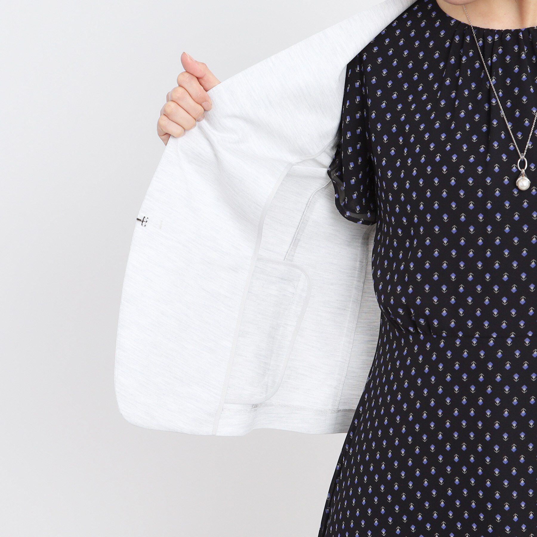 Reflect「【匠シリーズ／洗える】匠ジャケット／ノーカラー」|ノーカラージャケット|