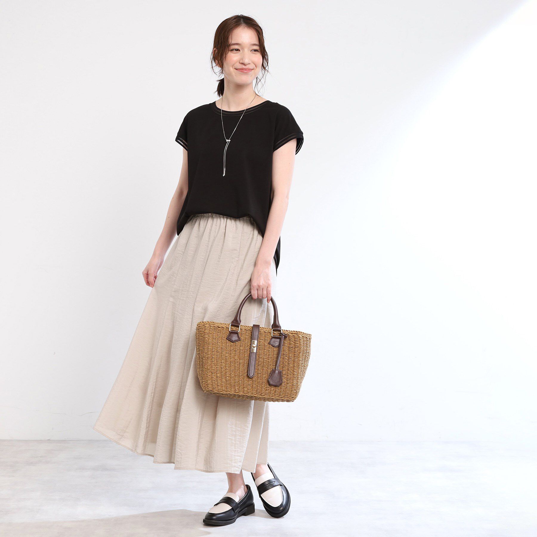 Reflect「【夏SALE／E‐QUALITY／手洗い可】シアースカート」|スカート|