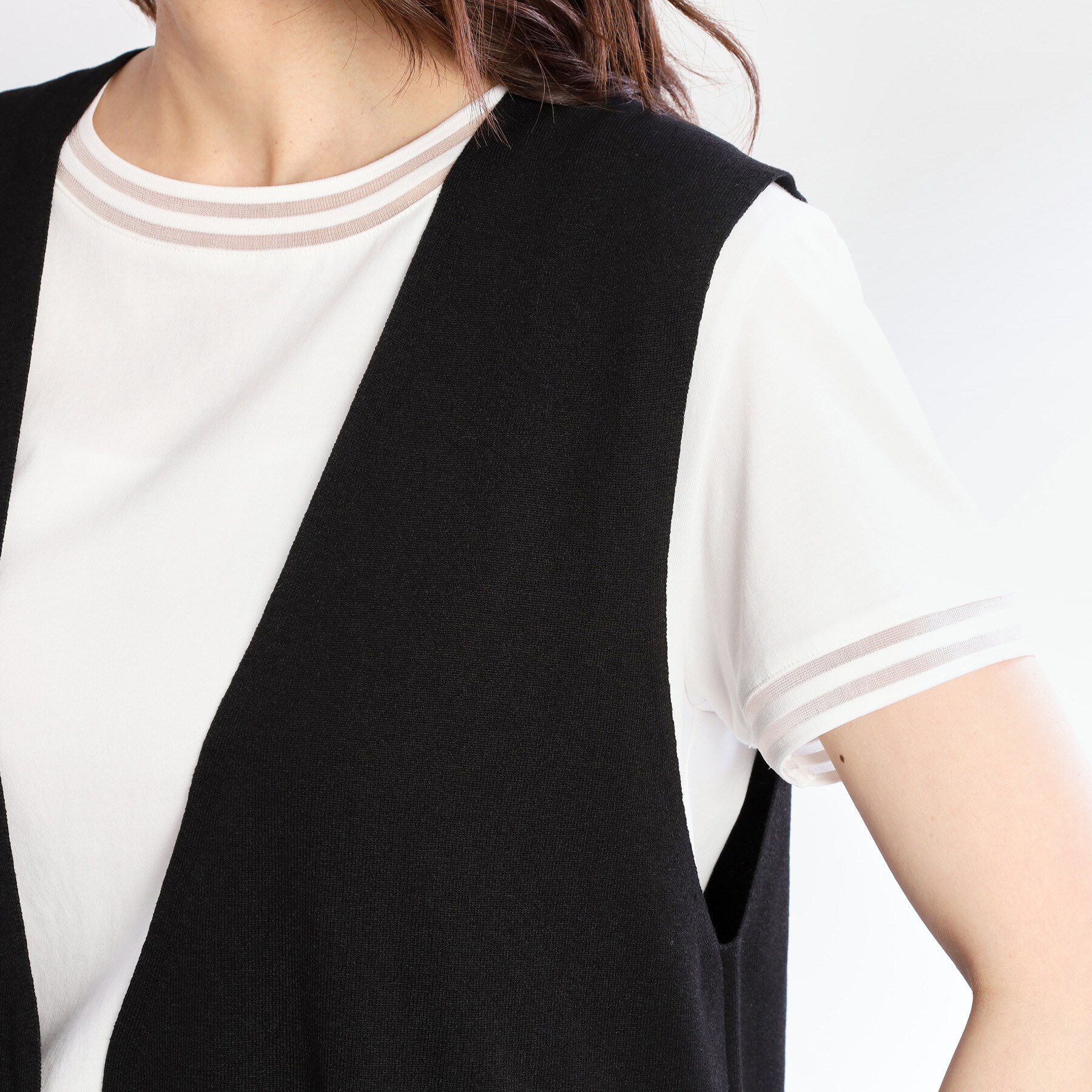 Reflect「ドライタッチニットベスト」|ベスト・ジレ|