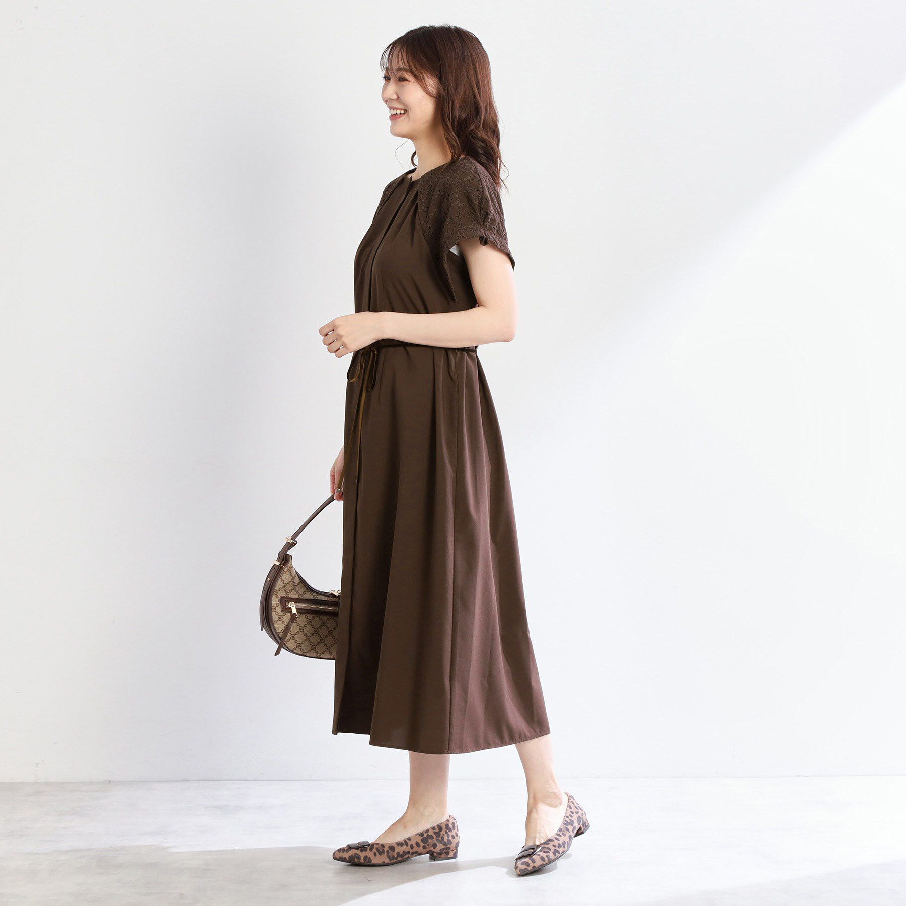 Reflect「カットワークレーススリーブワンピース」|ワンピース|