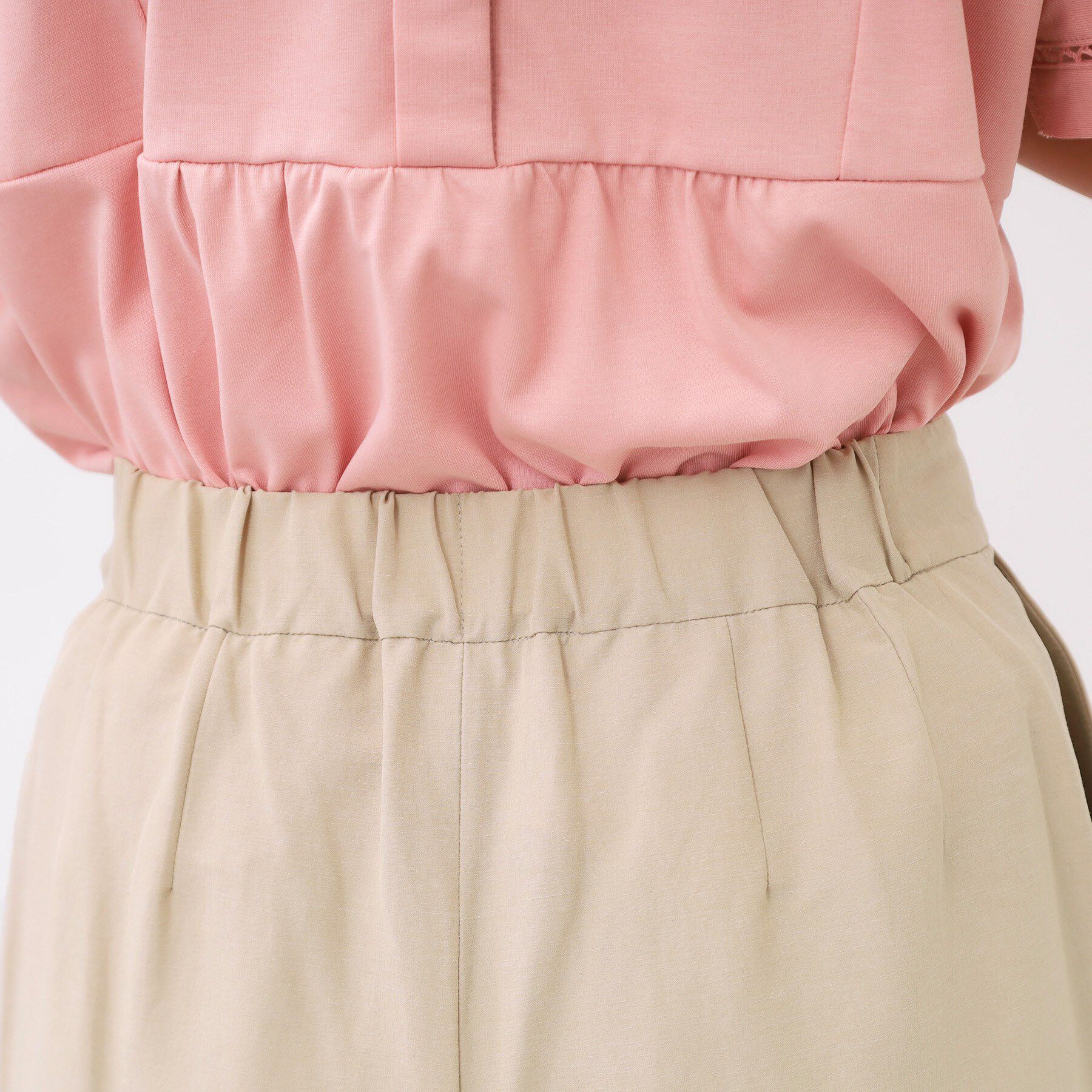 Reflect「【お腹・腰周りすっきり見え◎】ストレッチワイドクロップドパンツ」|その他|